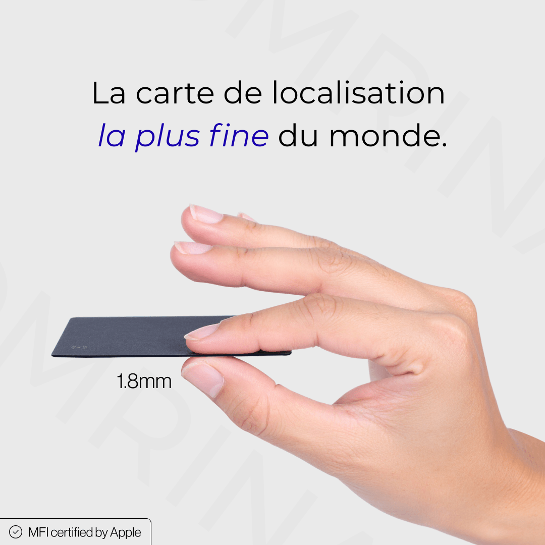 SlimTrack™ - Carte de localisation ultra-fine – compatible Apple Localiser®
