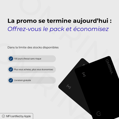 SlimTrack™ - Carte de localisation ultra-fine – compatible Apple Localiser®