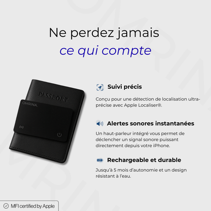 SlimTrack™ - Carte de localisation ultra-fine – compatible Apple Localiser®