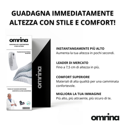 Solette ortopediche rialzanti FlexStep™ | Omrina