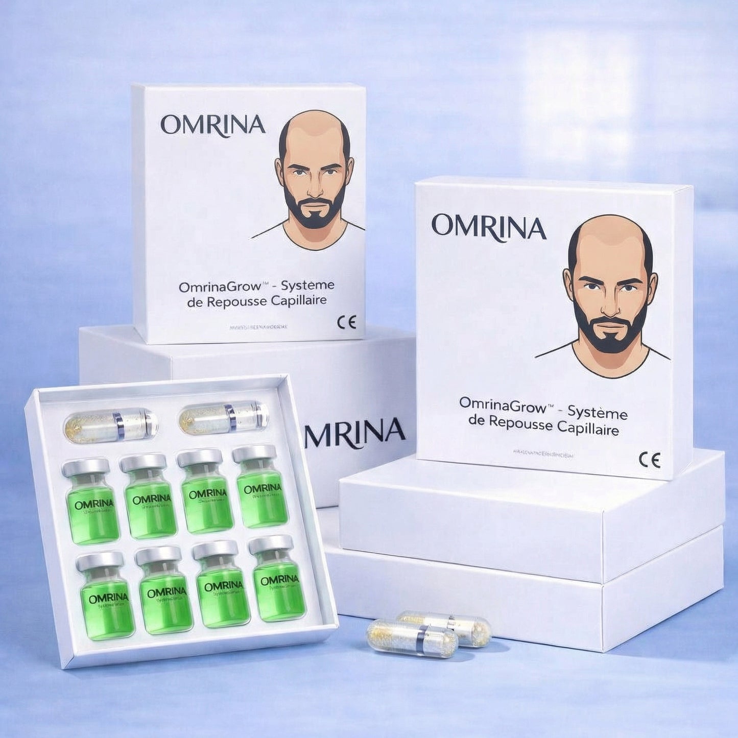 OmrinaGrow™ – Système de Repousse Capillaire Haute Performance